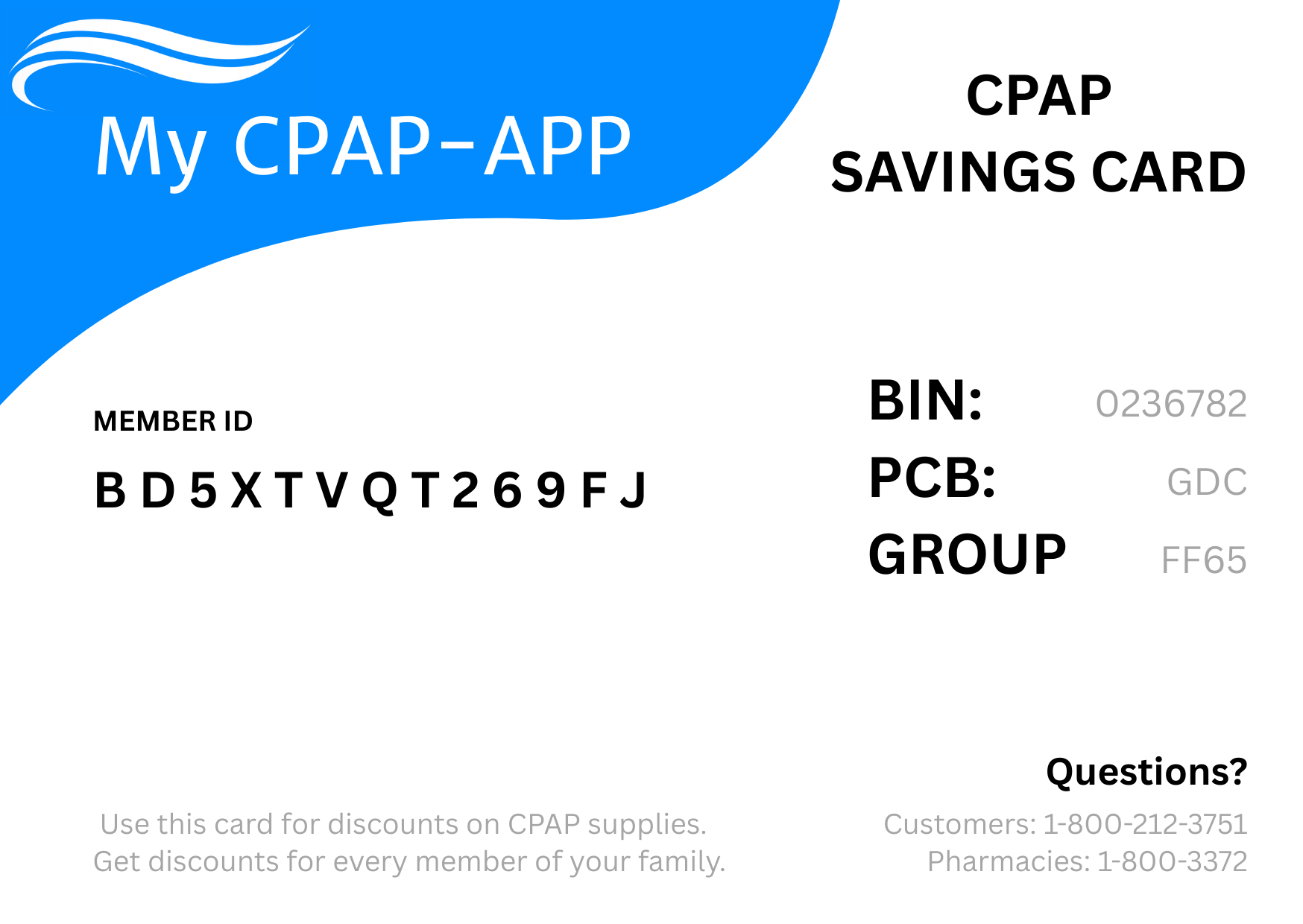 Prescription Savings Card